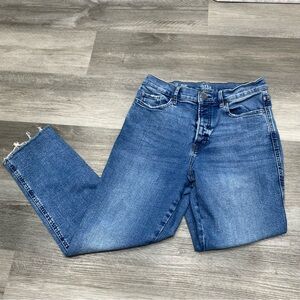 776 a.n.a. A new approach high rise straight Blue Denim Jeans